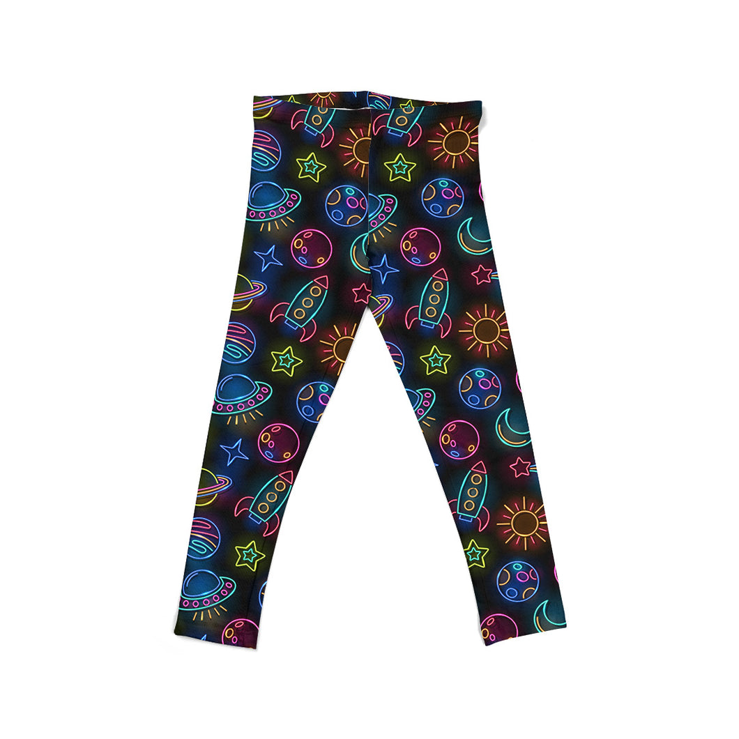 Neon Space Leggings