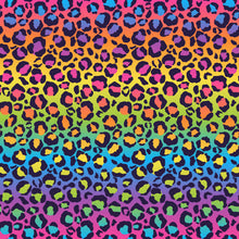 Load image into Gallery viewer, Rainbow Gradient Seamless Pattern - Bright and colorful ombre gradient repeating pattern design
